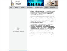 Tablet Screenshot of blandintechnicalsolutions.com